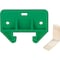 Prime-Line Drawer Track Guide Kit, 1-1/8 in., Plastic, Green (1 Pair) R 7085 - alternate 1